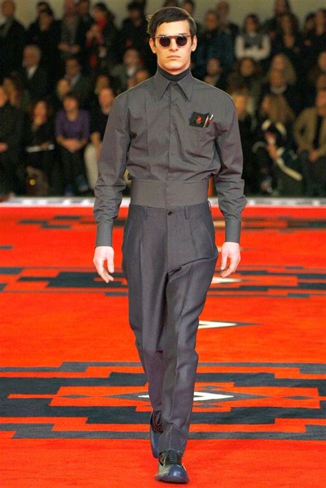 prada menswear collection for the autumn and winter of 2012|prada men's fashion show.